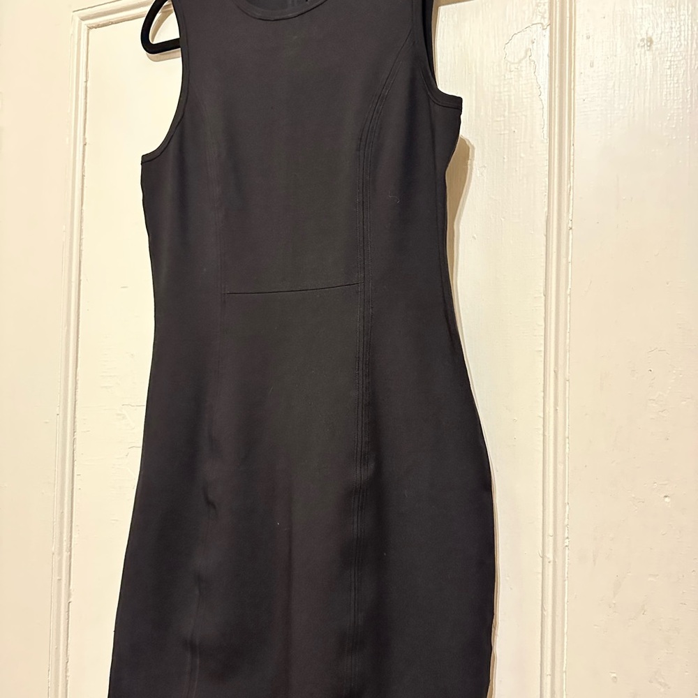 Armani Exchange Black Mini Dress